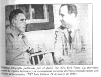 Don Otilio Ulate y don Pepe, famosa foto de la AP 