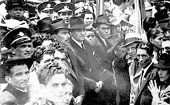 Don Teodoro Picado, el Dr. Calder&oacute;n Guardia y don Manuel Mora 