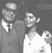 El Presidente Salvador Allende y su hija Beatriz